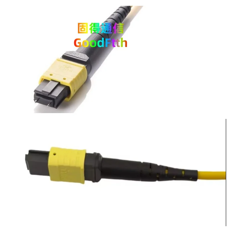 Raccordement pour câble de coffre MPO(M)-MPO(F) elite-Noyau SM 12 de Type A, Faible Perte, GoodFtth, 30m 35m 40m 45m 50m 60m 80m 100m 150m 200m