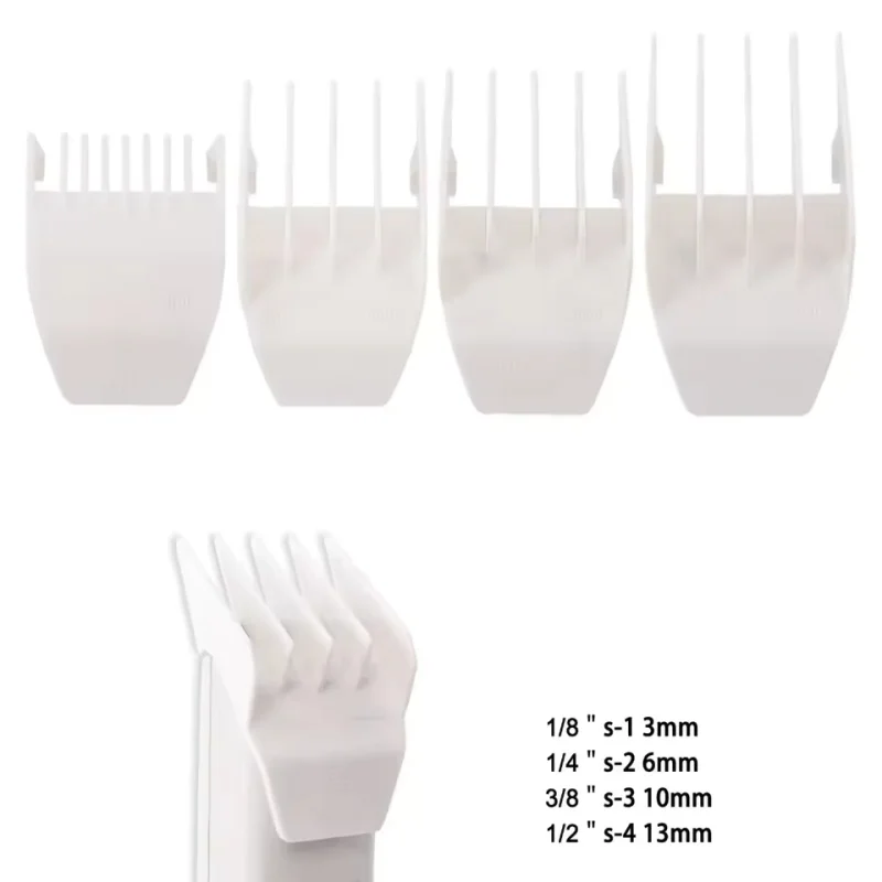 

Professional Trimmer Comb Set 4pcs For Wahl Peanuts Trimmer 8685, 8655, 8035, 8685-1401, and 8663