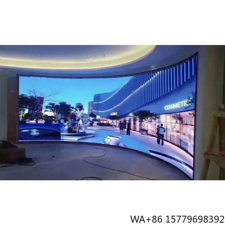 2025 Indoor P1.95 Curved LED Panel 500x500mm Fine Pixel HD Rental Stage Video Wall