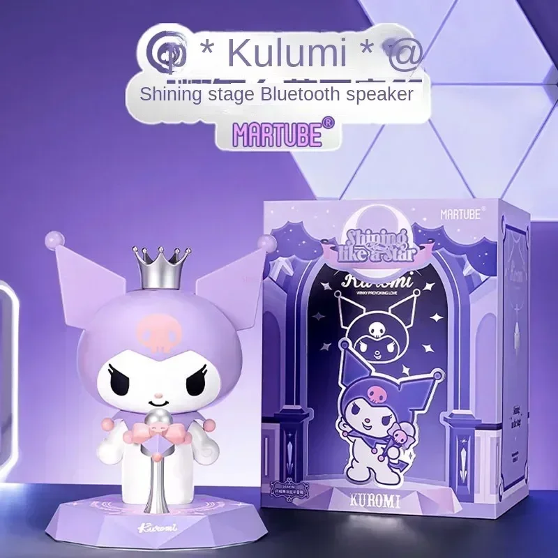 

Sanrio Kuromi сценический звук беспроводной Bluetooth динамик аудио Аниме фигурки Высокое качество Настольный маленький динамик подарок на день рождения девочке