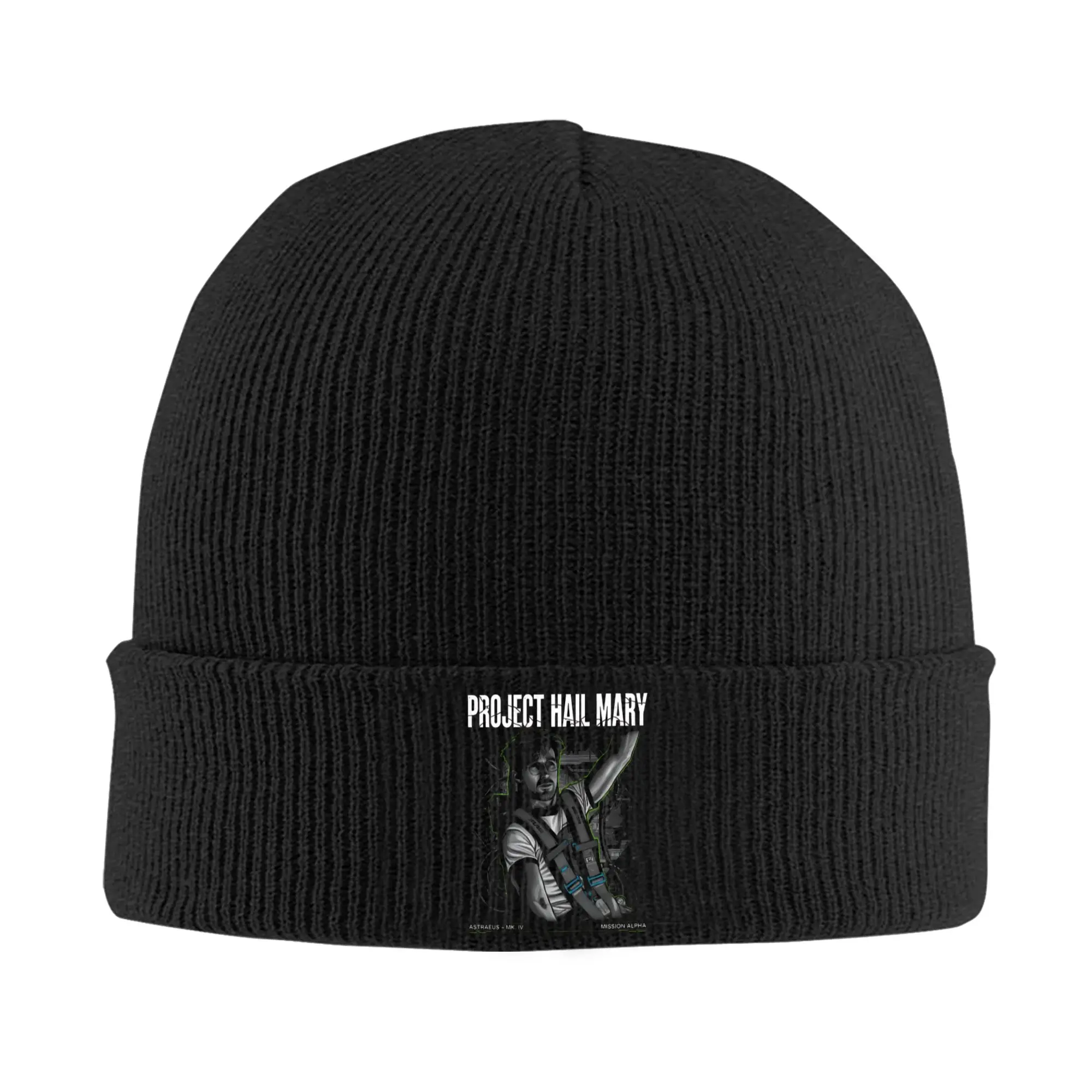 Project Hail Mary  Knitted Hat for Women Men Beanies Winter Hat Acrylic Si Fi Warm Cap