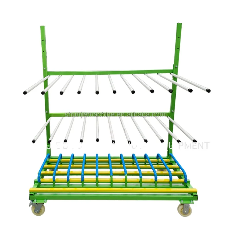 

Wholesale Window Frame Moving Cart Door Panel Storage Rack Wood Board Cantilever Trolley For Factory