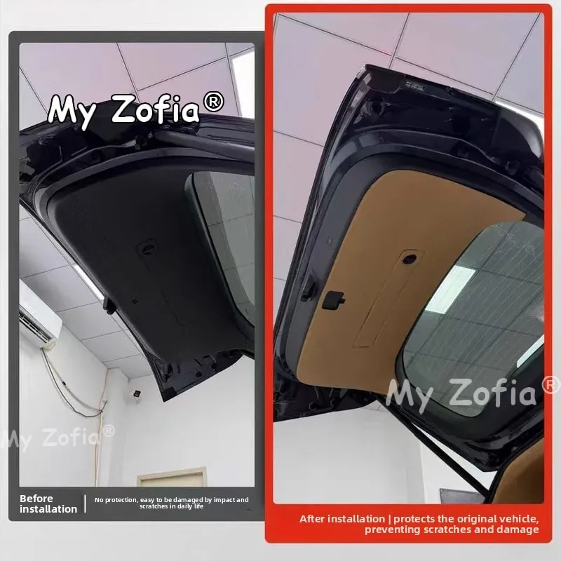 For Xpeng GX 2026 2027 Car Rear Tailgate Anti-Scratch Protector Sticker Auto Trunk Gate Guard Anti-Scratch Cover Accessories