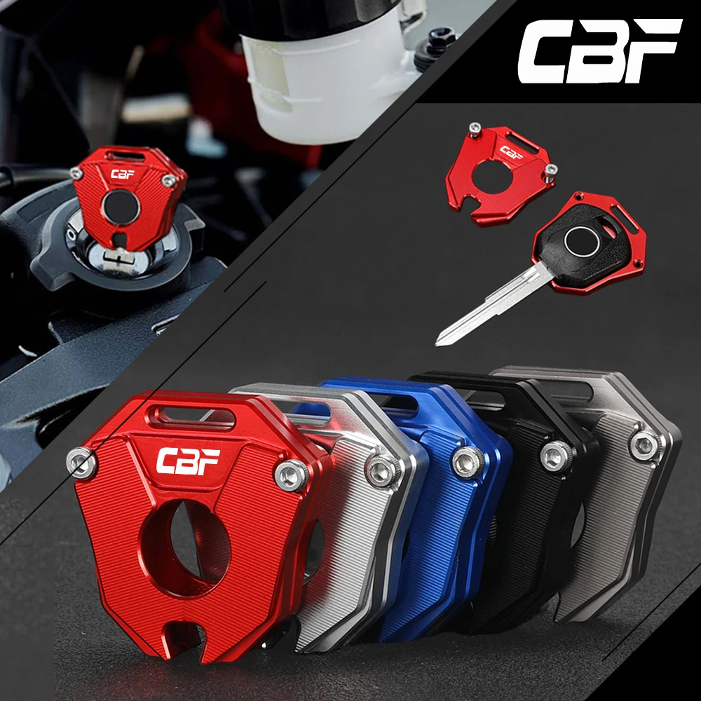 Porte-clés en aluminium CNC pour HONDA CBFfemale, porte-clés, coque de protection, accessoires de moto, CBF 600, toutes les années