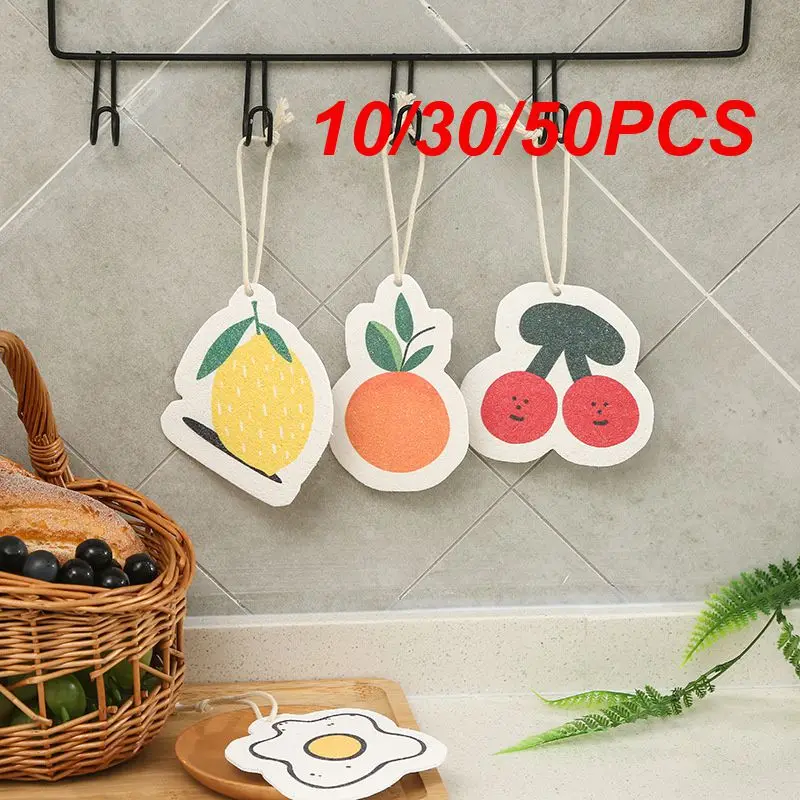 10/30/50PCS Kitchen Not Easily Deformed And Porous Fibers That Quickly Absorb Water Household Cleaning Tools And Accessories