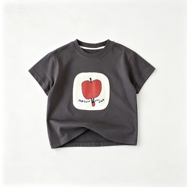 Kids Clothing Tees Summer Printed Cartoon Fashion Short Sleeve T-shirt Girls Loose Casual Tops T Shirts Crewneck