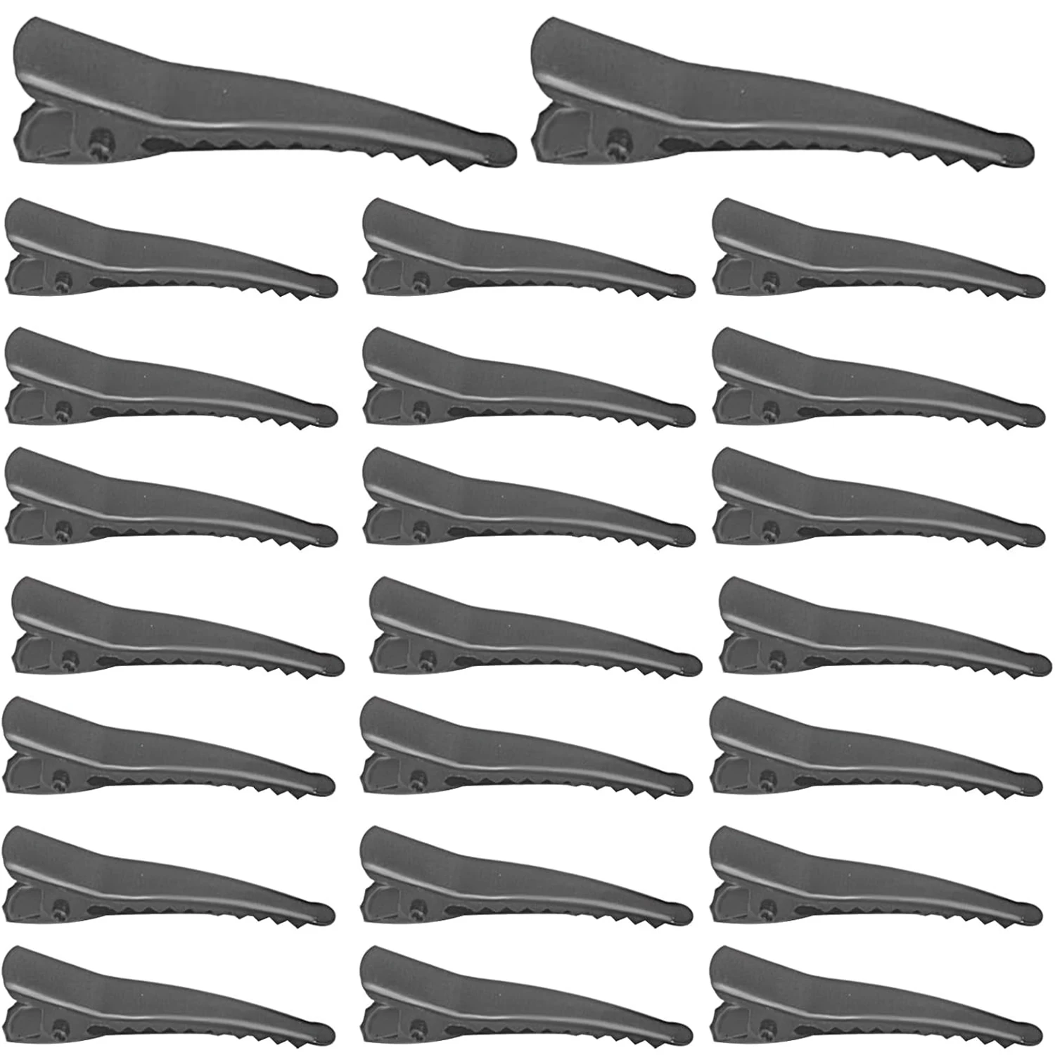 

100pcs Duck Bill Hair Clips for Styling Salon Sectioning, Metal Alligator Curl Clips Hairpins Clip Barrettes for Women Hair