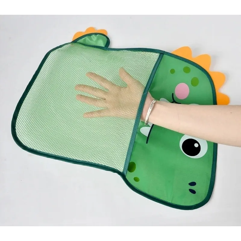 Mesh Baby Bath Toy Storage Bags Sucker Design Baby Bath Organizers for Bathtub Toys Cartoon Animal Cloth Sand Toys Storage Net - view 5