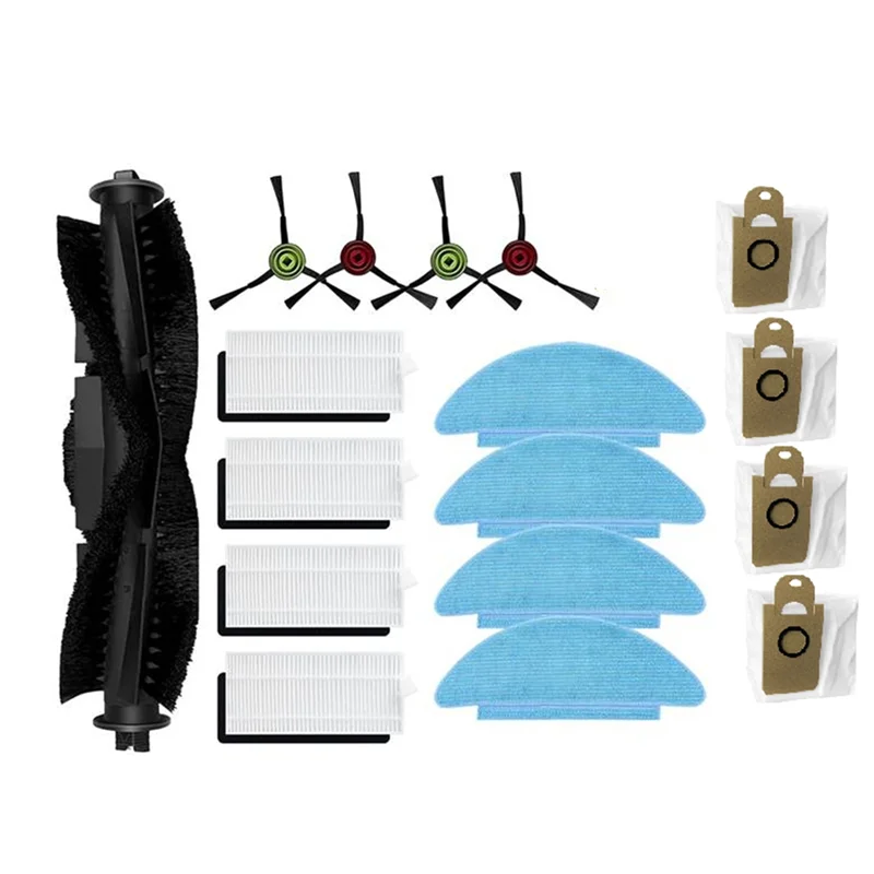 WHYY-15 peças para dreame l10s ultra gen 2/l30s ultra acessórios para aspirador de pó escova lateral principal filtro esfregão sacos de pó