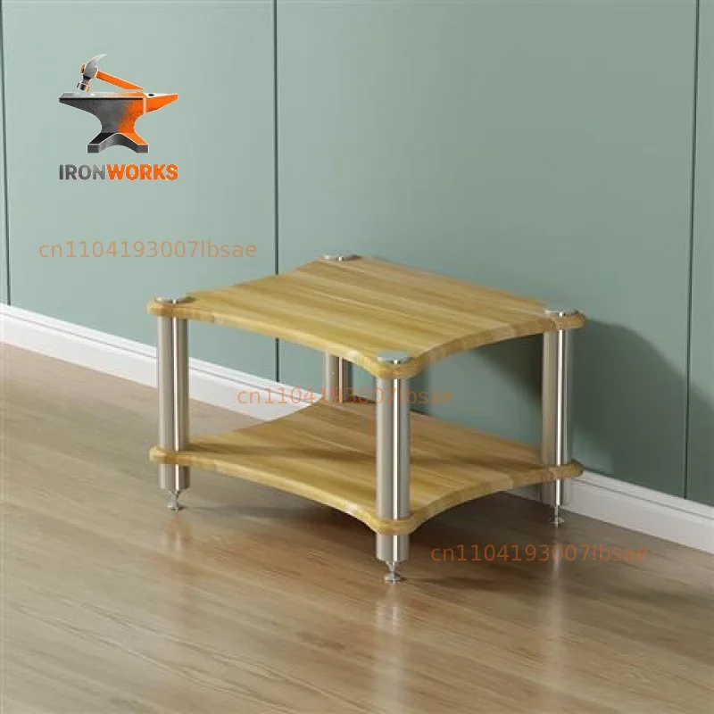 Audio cabinet, power amplifier cabinet, audio stand, speaker stand with shock absorber foot nails, power amplifier shelf