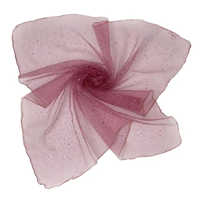 

31BB Sparkly Scarf Elegant Glitter Hair Band Stylish Headpiece Headscarf Hijab For Dances Celebrations And Casual Wear