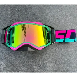 Scoyy óculos de motocicleta óculos de motocross capacete mx moto dirt bike atv esqui esportes ao ar livre scooter vidro googles máscara