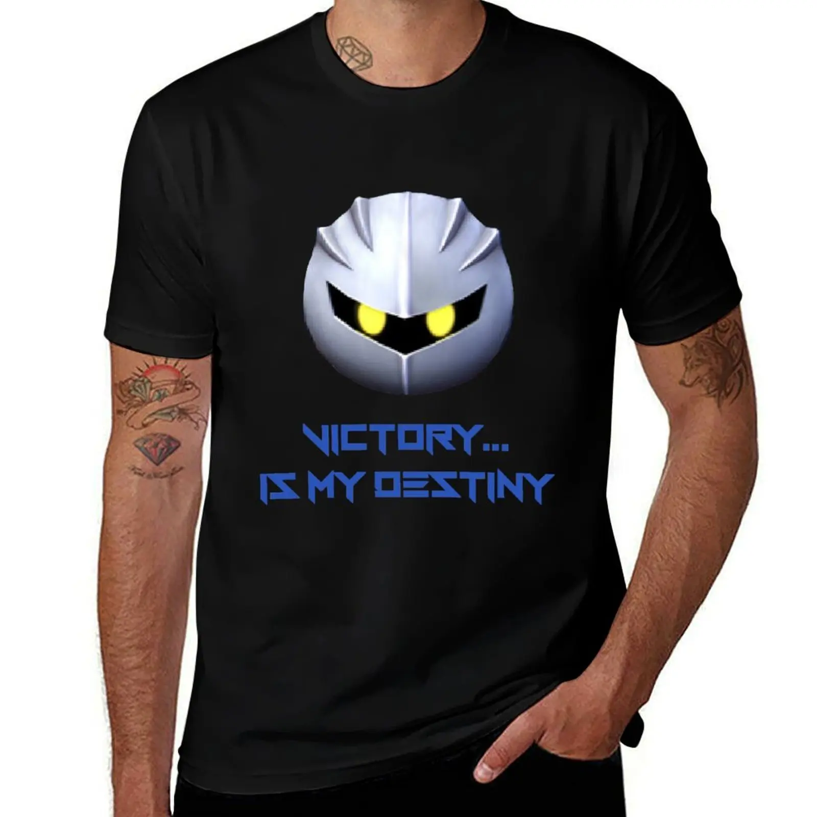 La victoire est mon destin T-shirt de sport basique à manches courtes