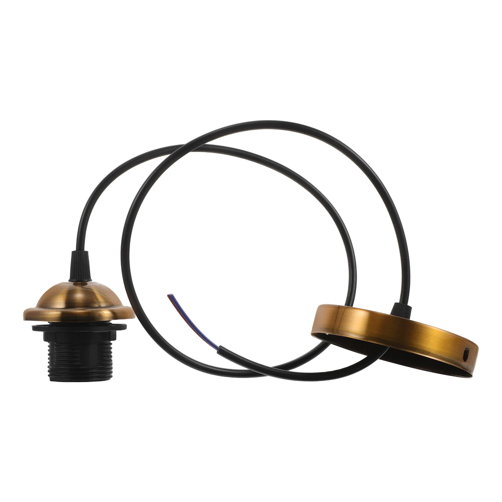 

Lamp Base Socket: Vintage E27 Screw In Metal Light Fitting Bulb Holder Suspension Kit Pendant Ceiling Lamp Repair Replacement