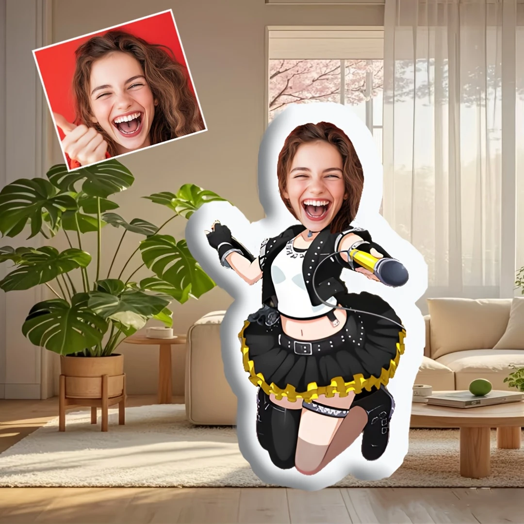 Customize a Quirky Personalized Pillow, a Mini Cushion, a Face Pillow, And a Sexy Female-Shaped Pillow. It'S a Unique Gift for F