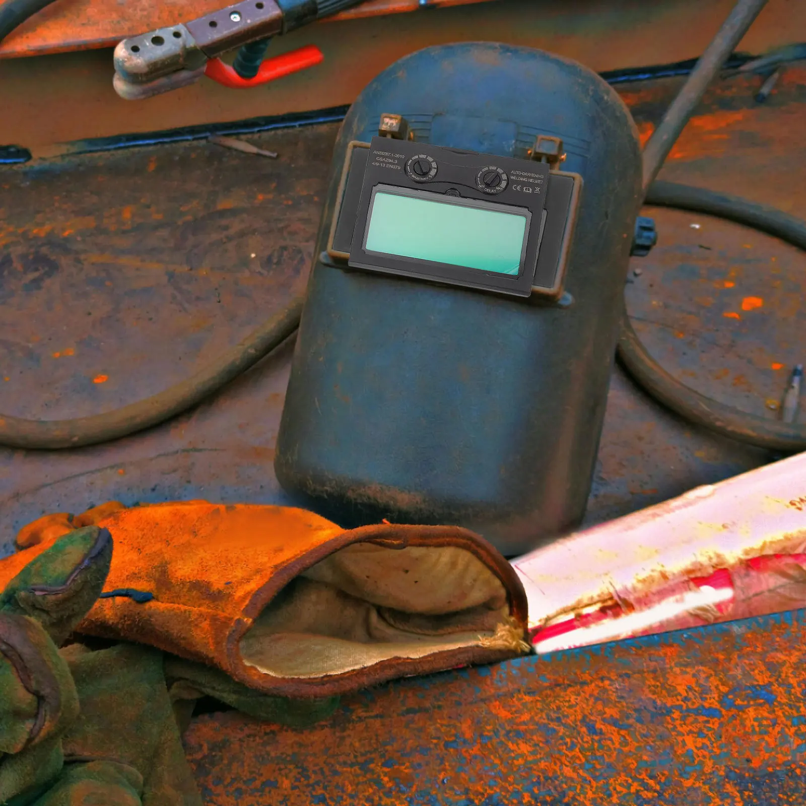 Darkening For Lens Solar Powered Lcd For Mig Tig Arc Welding Mask Lens Welding Accessories