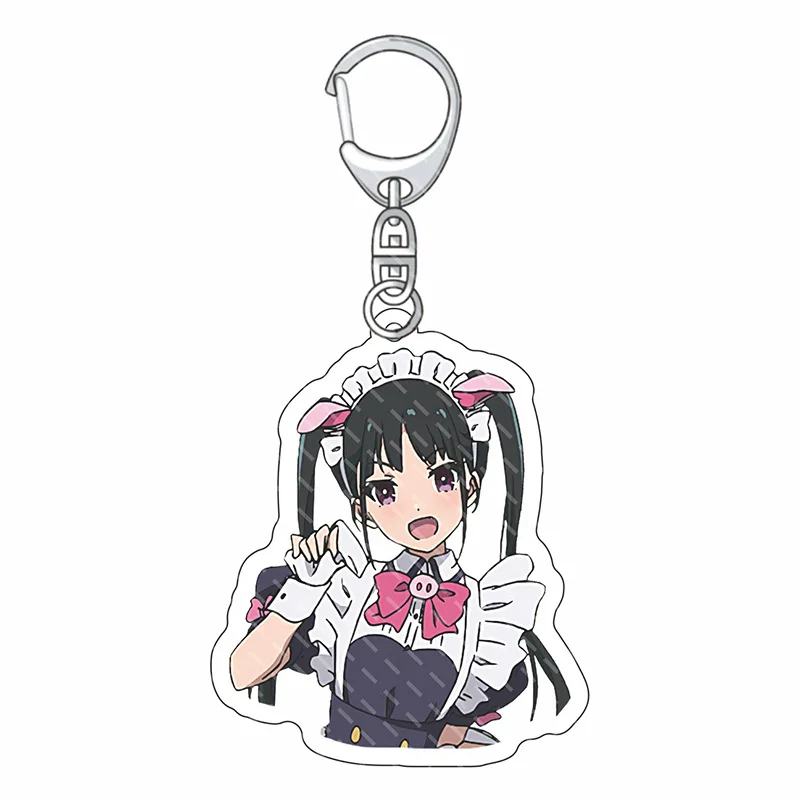 Akiba Maid War Mannen Ranko  porte cle  fun keychain  key tags