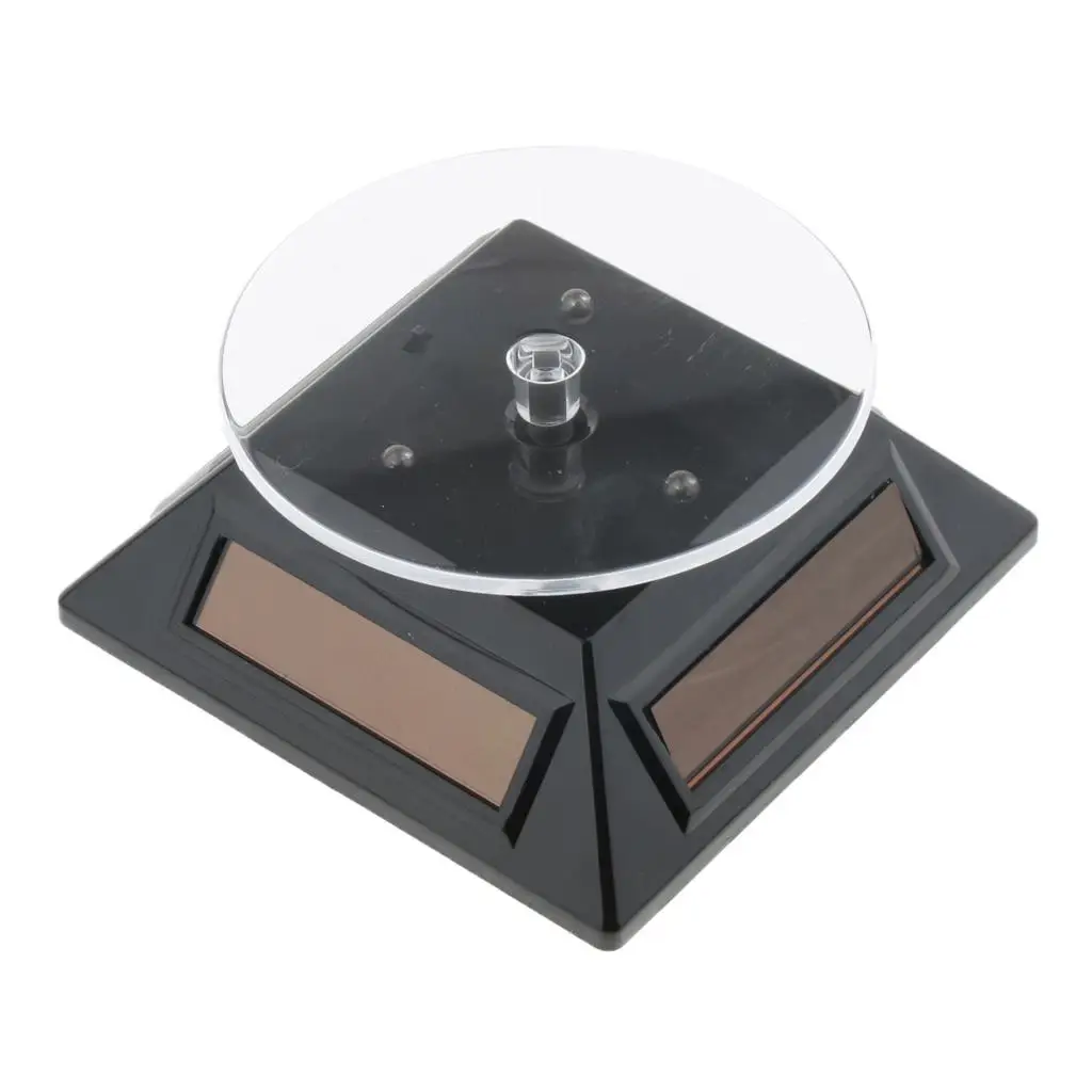 

Rotating Display Stand Turn Table Plate Jewellery Watches Black