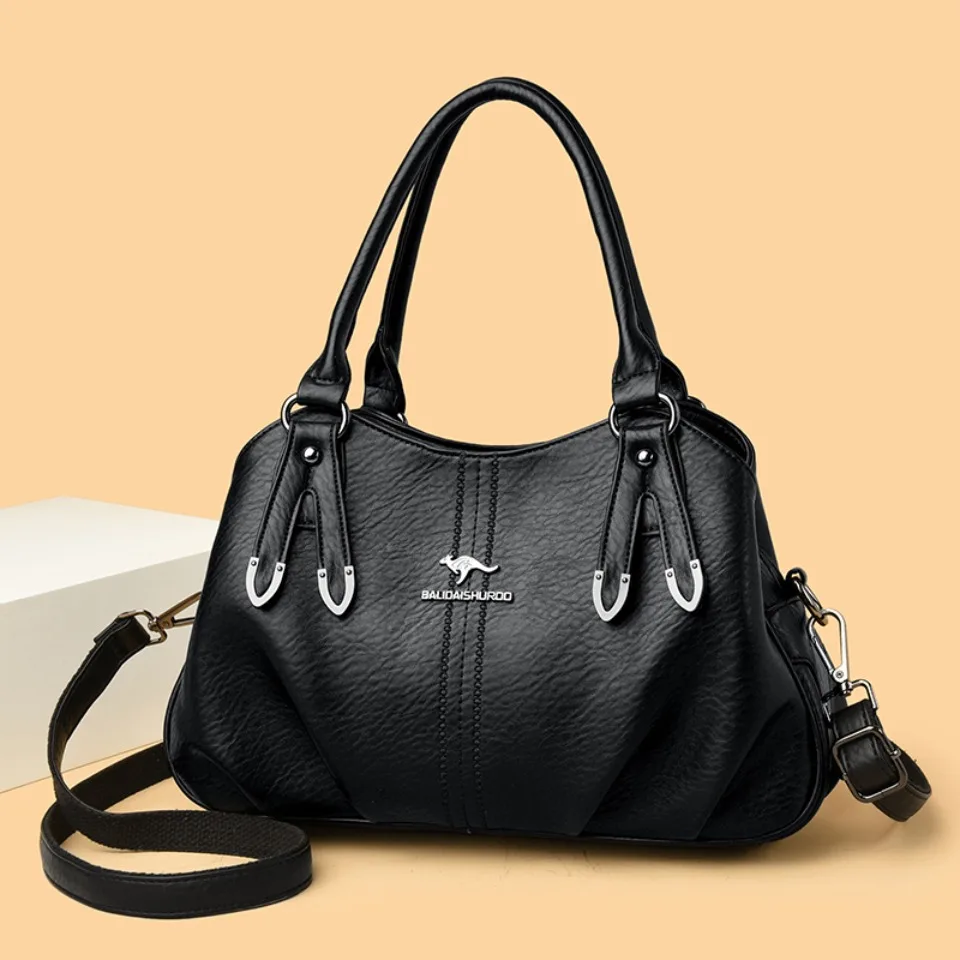 

Сумка-тоут из искусственной кожи большой вместимости с четырьмя стрелками, мягкая, роскошная, дизайнерская, женская, 3-слойная, средняя, на плечо, кроссбоди, для женщин