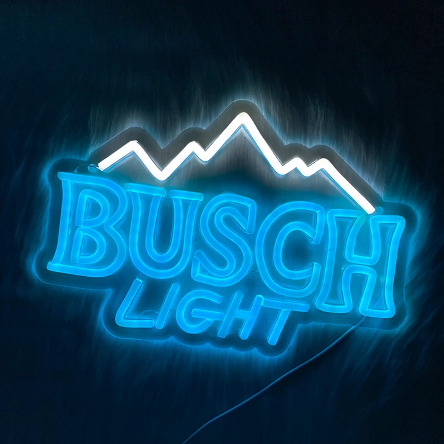 Busch ضوء النيون لتزيين الحائط ، Led ضوء النيون للرجل الكهف ، المنزل ، نادي ، حانة ، الأعمال الديكور ، هدية حفلة عيد ميلاد للمراهقين