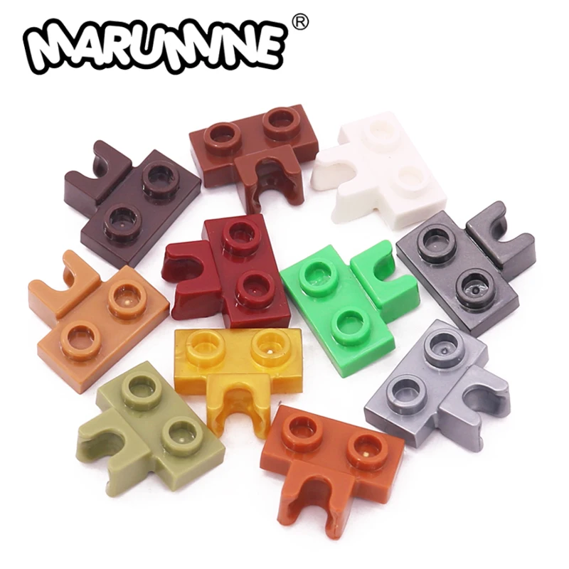 Marumine 30PCS Tecnologia Tijolo Peças 1 × 2 Furo Lateral com Bola Pequena Base Conector 14704 MOC Modificado Brinquedos Modelo Acessórios