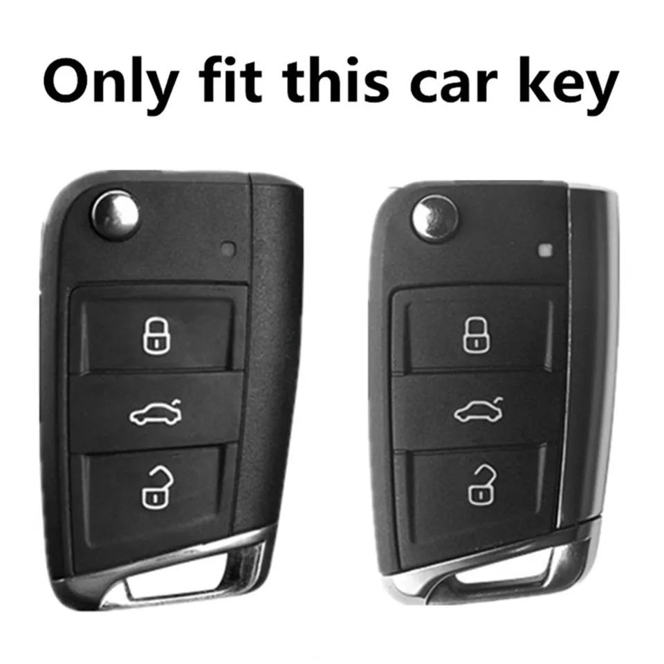 Car Key Case Cover For Volkswagen VW Golf 7 gti mk7 r Touran Skoda Octavia 3 Superb Karoq Kodiaq Seat Leon mk3 Ateca Accessories