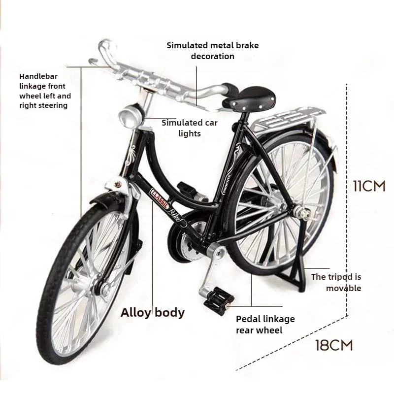 دييكاست المعادن فنجر سباق الدراجات الجبلية الكبار محاكاة مجموعة الهدايا لعب للأولاد نموذج دراجة صغير جديد سبيكة #2