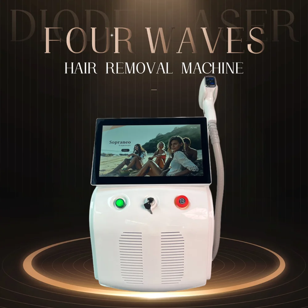 Diode Laser Hair Removal Professional Machine High 3000W 755nm power new LCD touch CE Factory Fast delivery epilator for women