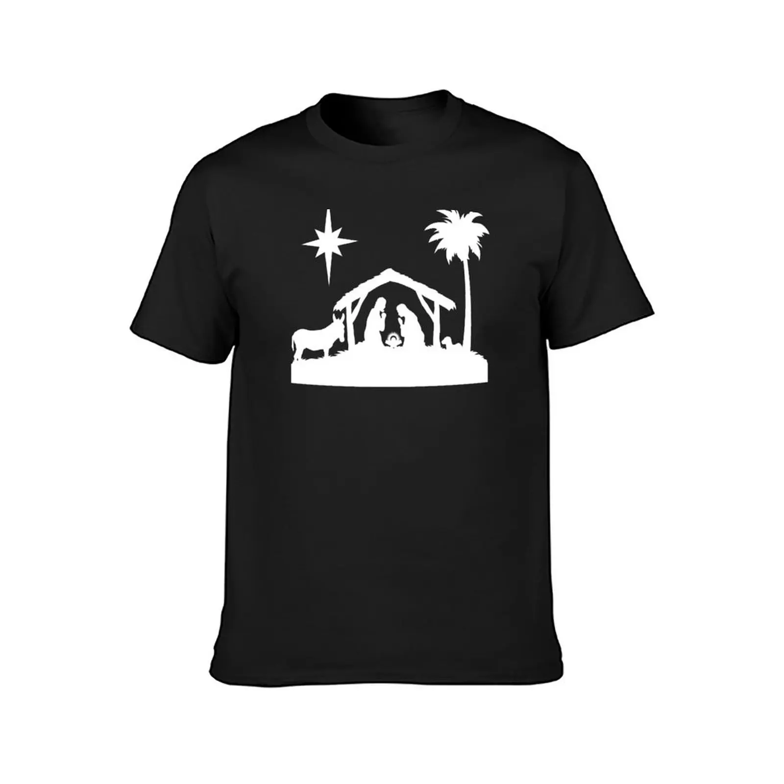 Nativity Scene T-Shirt quick-drying anime clothes aesthetic clothes blacks mens graphic t-shirts big and tall