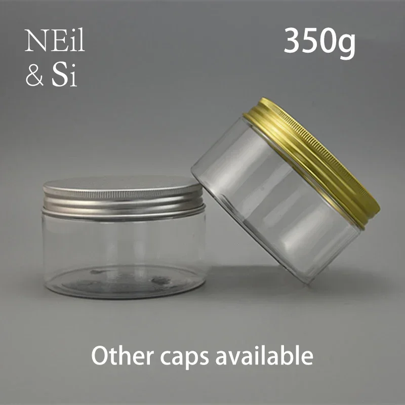 

300g Empty Plastic Jar Cosmetic Mask Cream Refillable Container Candy Tea Pill Capsule Bottle 10pcs 300ml