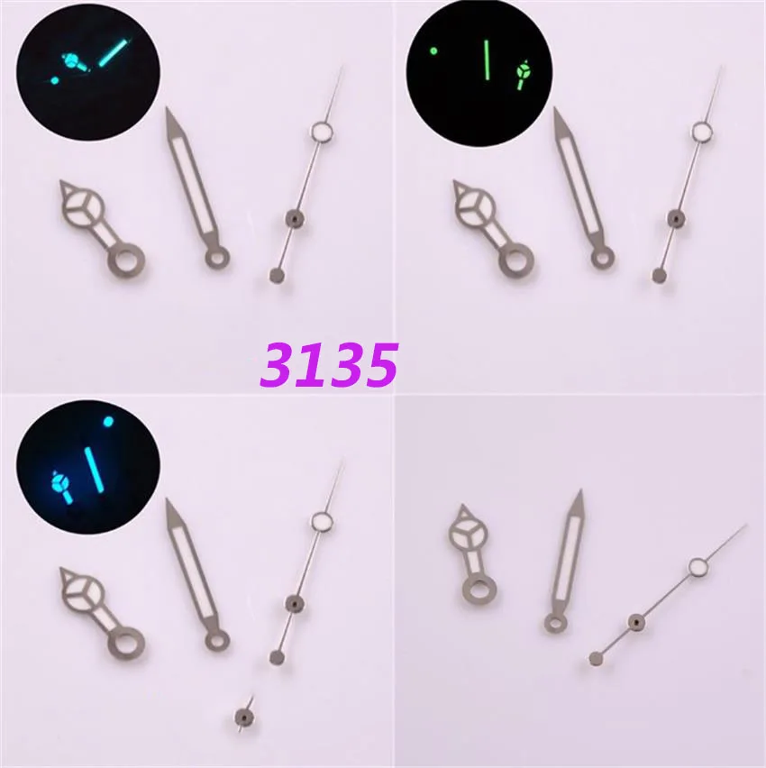 

Suitable For 3135 Movement Watch Needle Hour Minute Second Pointer Clock Accessories 116655 Series Repair Parts