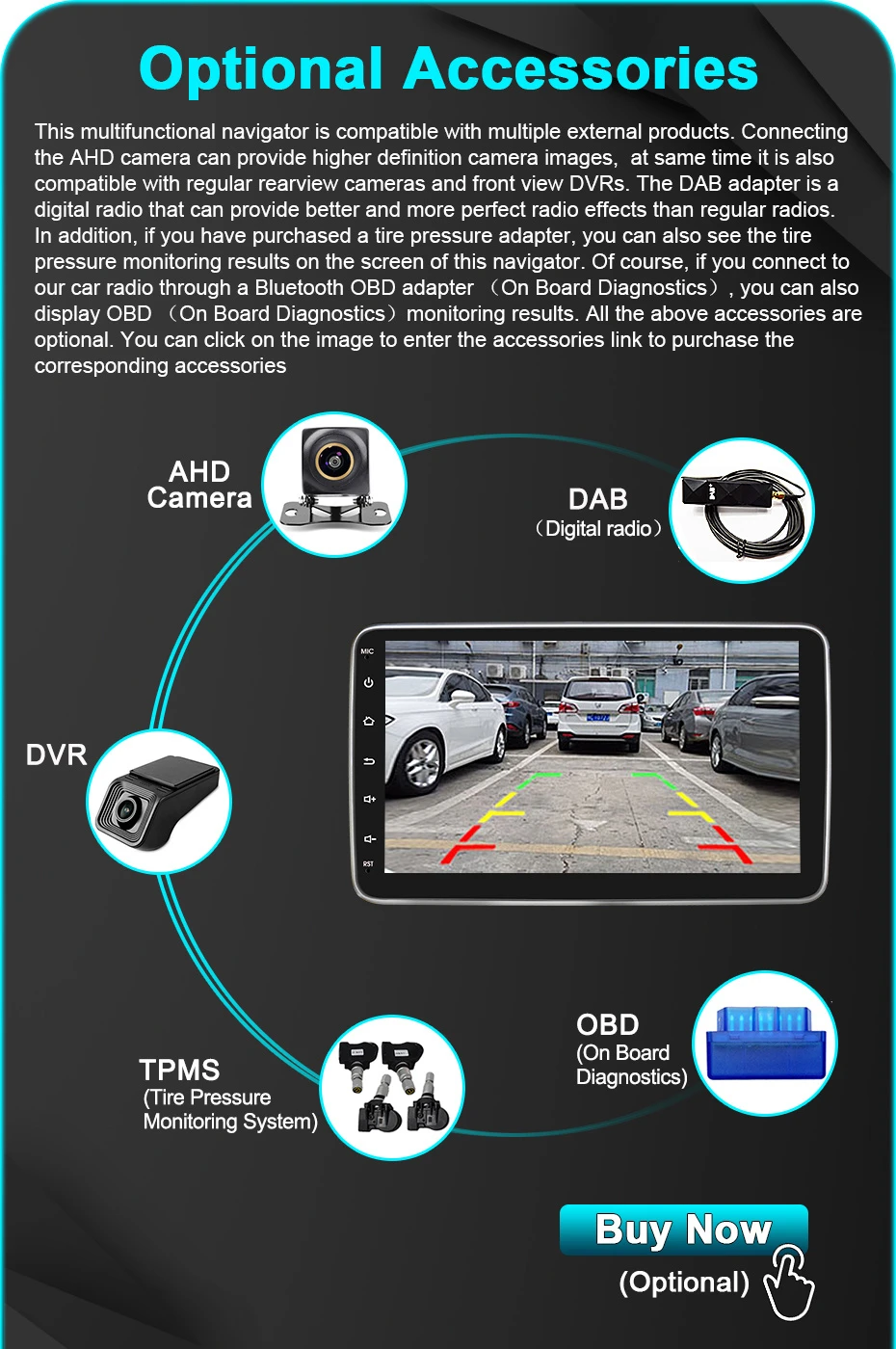 10,1-Zoll-Multimedia-Bildschirm Universelles Kabelloses Carplay Android 14 Autoradio Stereoanlage FÜR VW Volkswagen Hyundai Toyota Navigation 1DIN – Detail 20