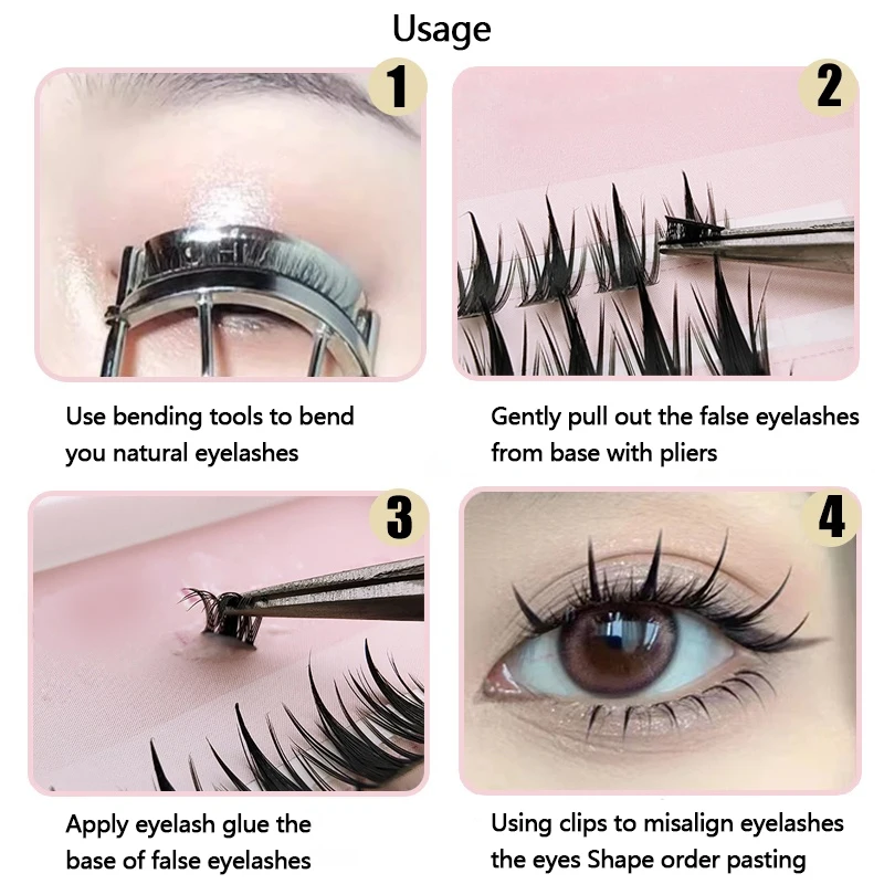 1 صندوق / 140 حزمة المنك رمش 11-13mm مزيج رمش تمديد MS الشخصية الرموش مجموعة ماكياج أداة الرموش بالجملة