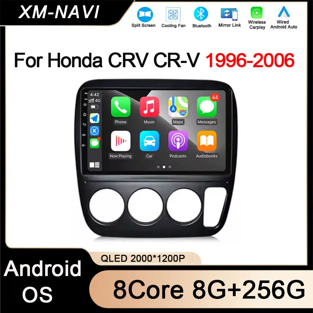 

Car Raido for Honda CRV CR-V 1996-2006 Android Auto Multimedia Video Player GPS Navigation Carplay Autoradio Car Stereo BT