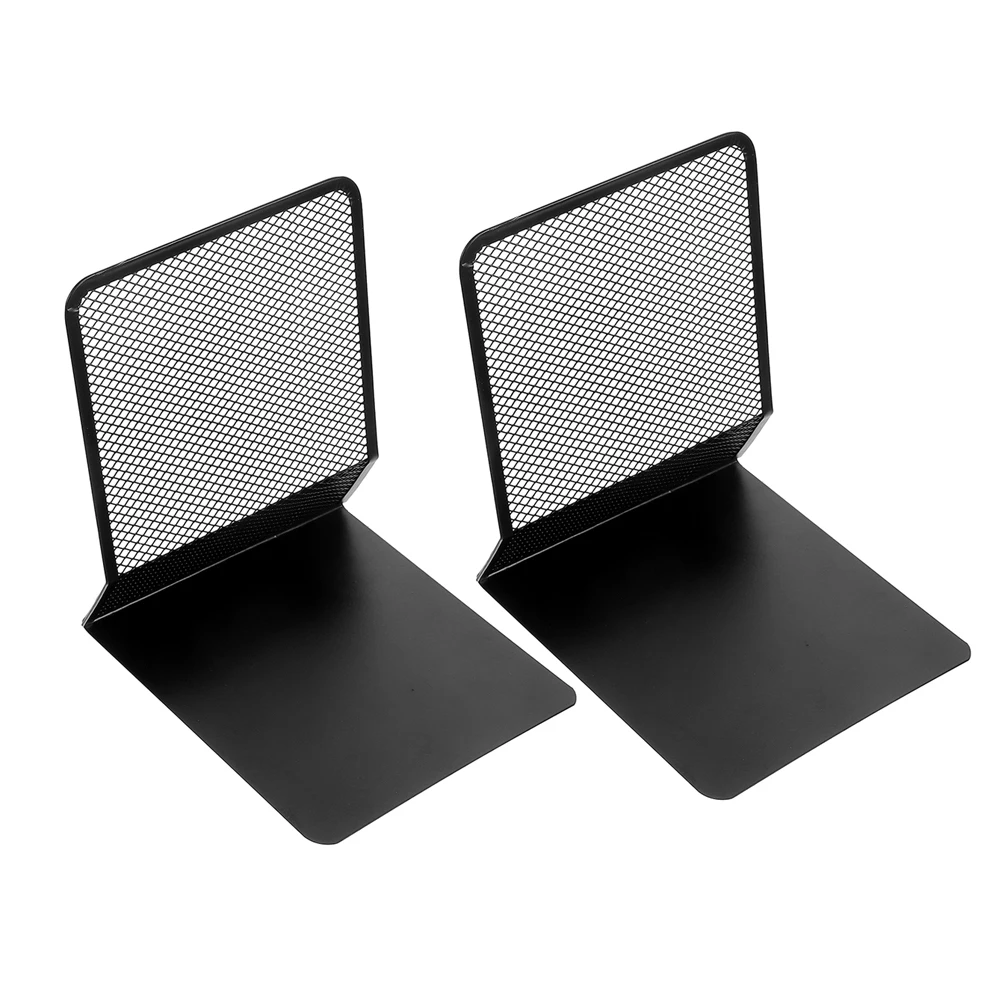 

2 Pcs Bookshelves Stand Holder Bookshelf Organizer Stands for Display Black Office