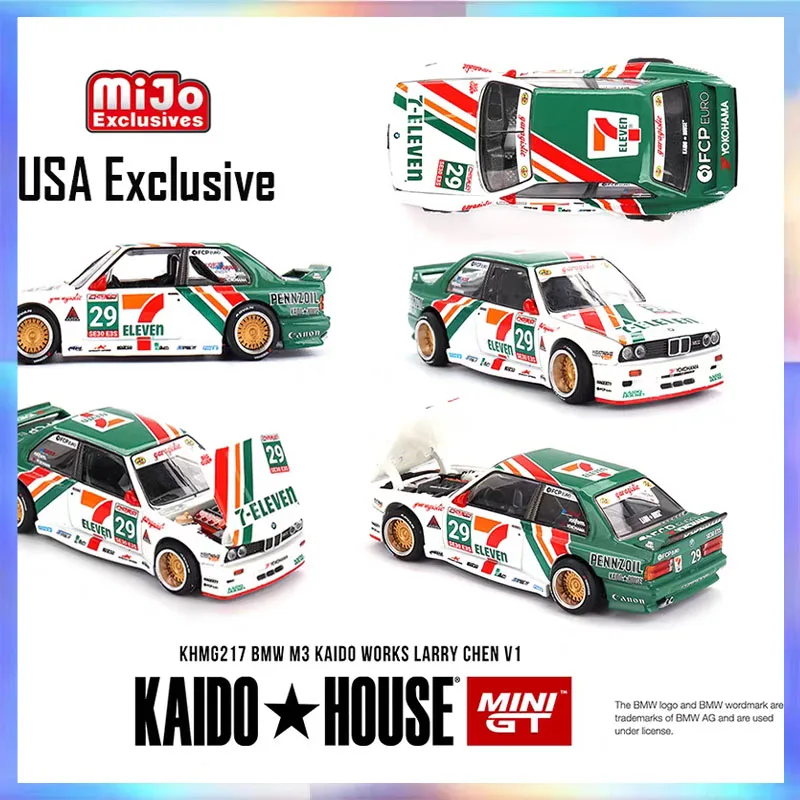 Preventa Kaido House MINIGT 1:64 M3 29 modelo de coche adorno de habitación exhibición modelo coleccionable regalo de Navidad Año Nuevo