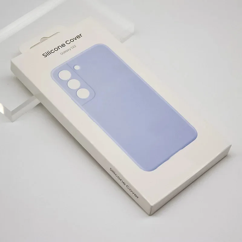 For S22+ Silicone Cover For Samsung Galaxy S22 Plus 5G Case Classic Quality Business S22 Original Protective Phone Cover