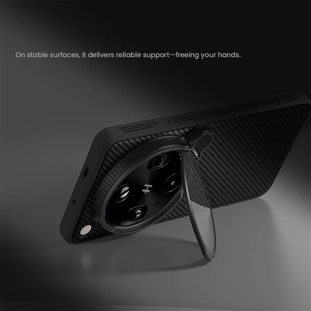 NILLKIN Etui MagSafe CamShield z podpórką i magnetycznym mocowaniem, odporne na wstrząsy, z osłoną aparatu do OPPO Find X9 Ultra — zdjęcie produktu 4