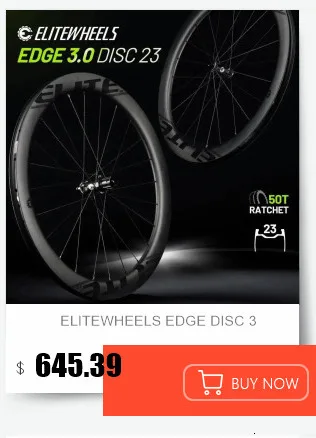 ELITEWHEELS EDGE Ultralight 1314g Road Disc Carbon Wheelset 40 45
