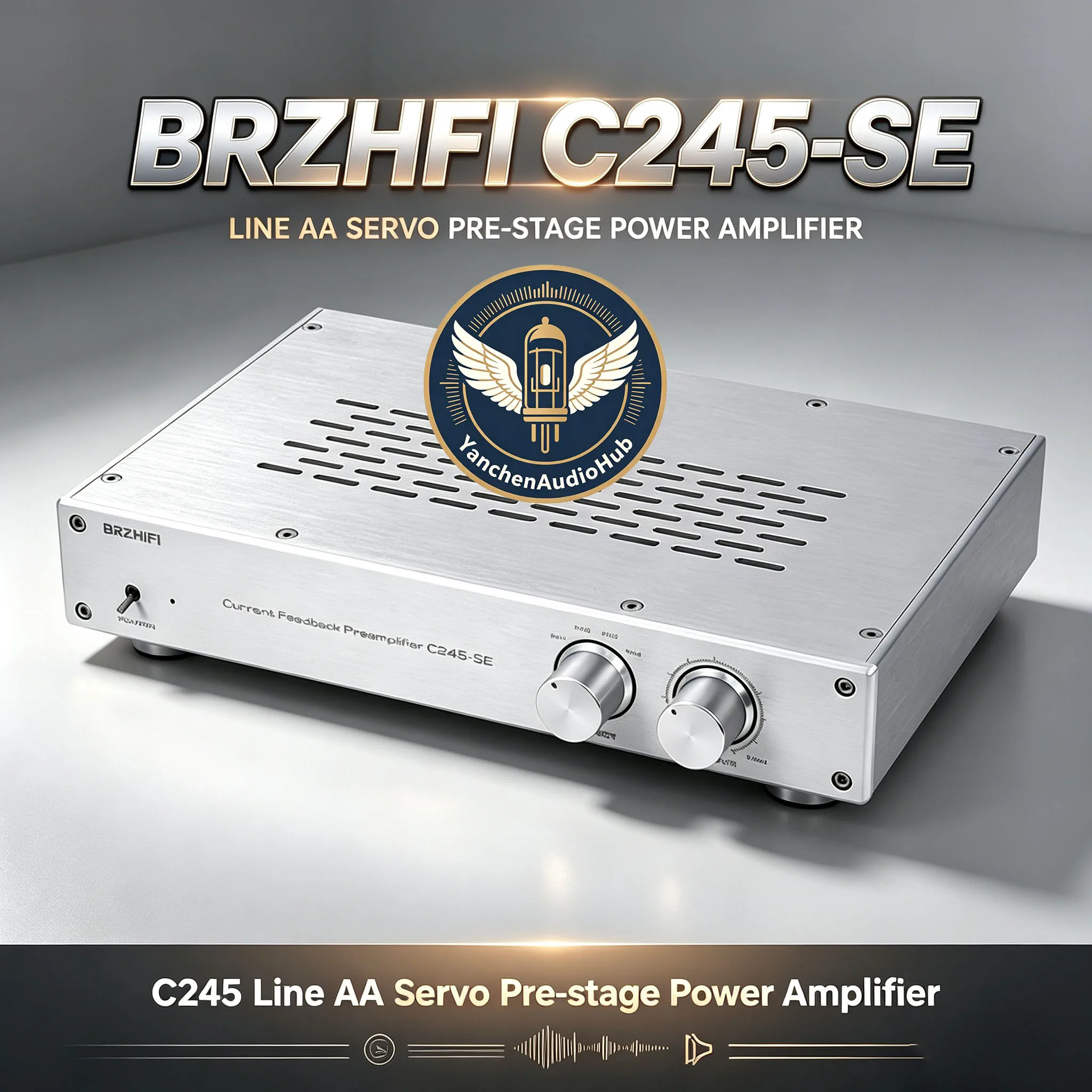 CHN 2027 new BRZHIFI C245-SE line AA servo pre-amplifier HiFi fever audio preamplifier