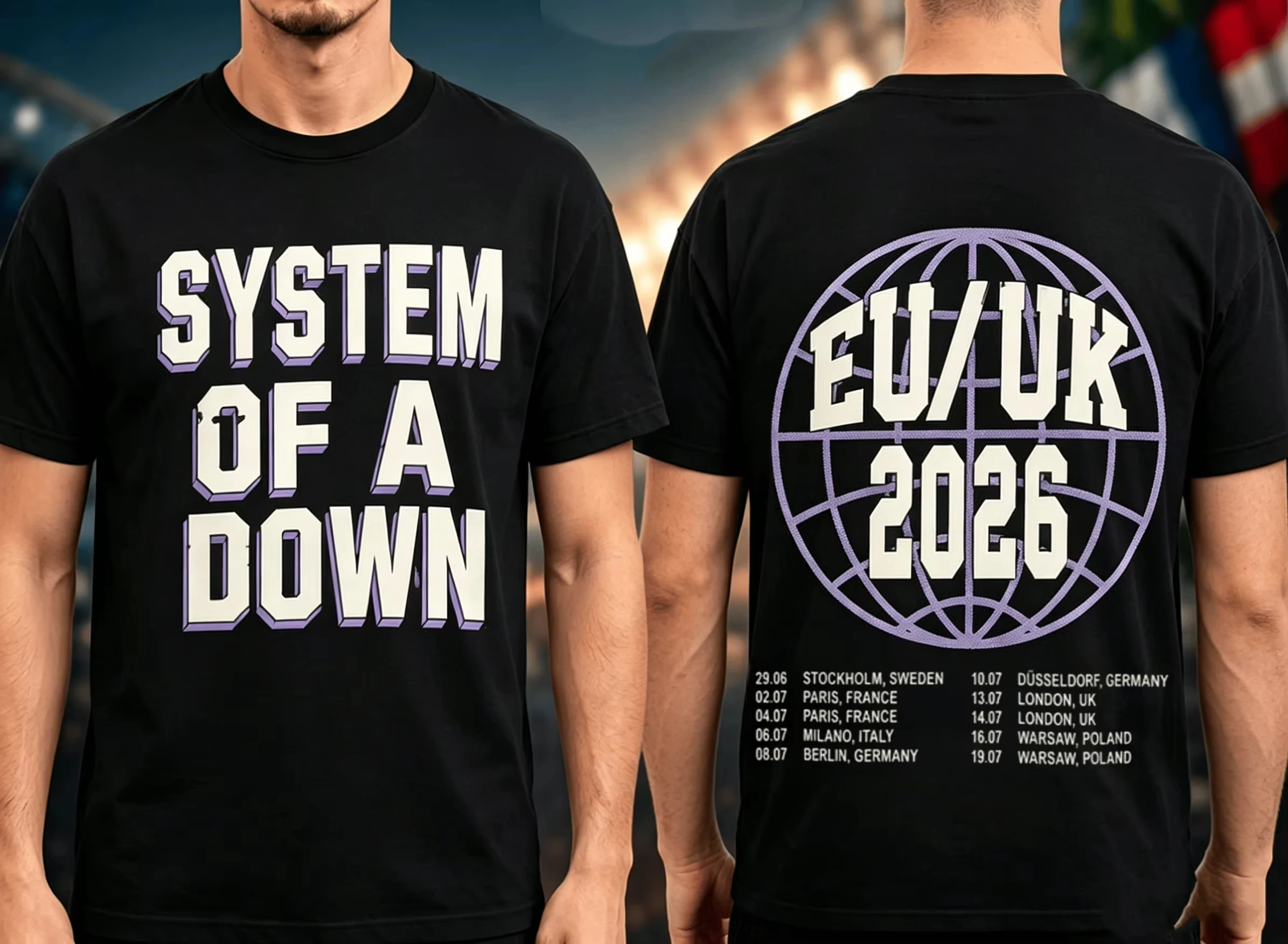 Men'S Fashion Uk 2026 - System Of A Down EU And