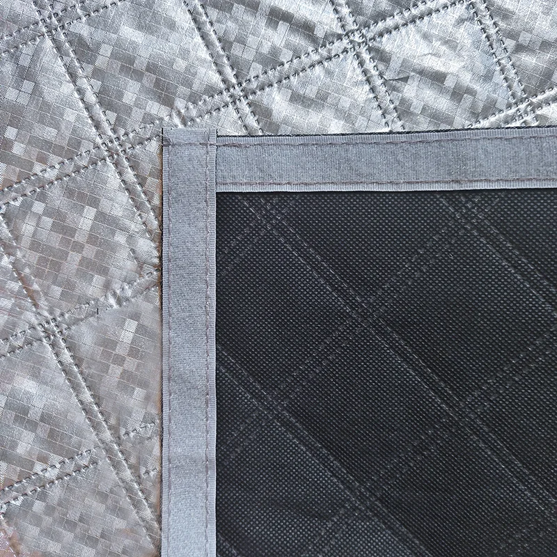 ستائر قطنية شتوية، طراز سحاب، مقاومة للدفء والبارد، نوافذ محكمة الغلق بالكامل، سهلة التركيب، ستائر تعتيم منزلية