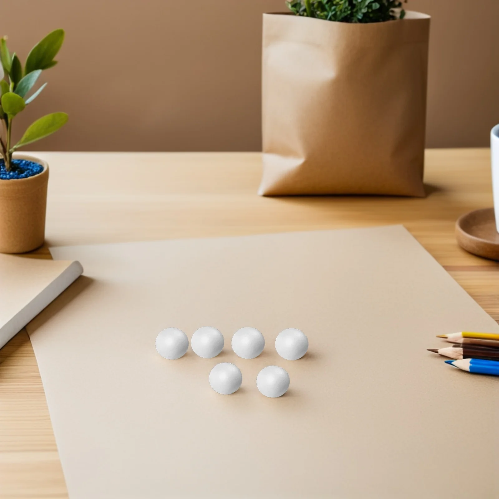 1500 Stuks 1.5 Cm Schuim Ambachtelijke Ballen Lichtgewicht Polystyreen Bollen Voor Kunstprojecten Diy Bol Ballen Kinderen Creatieve activiteiten