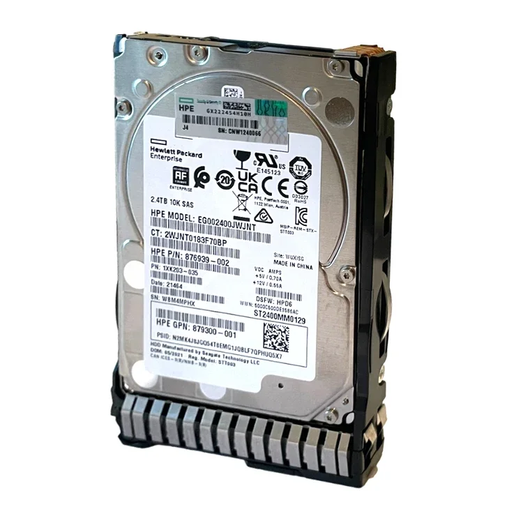 original new   2TB SAS SATA 2.5 10K 12G server hard disk drive hdd for