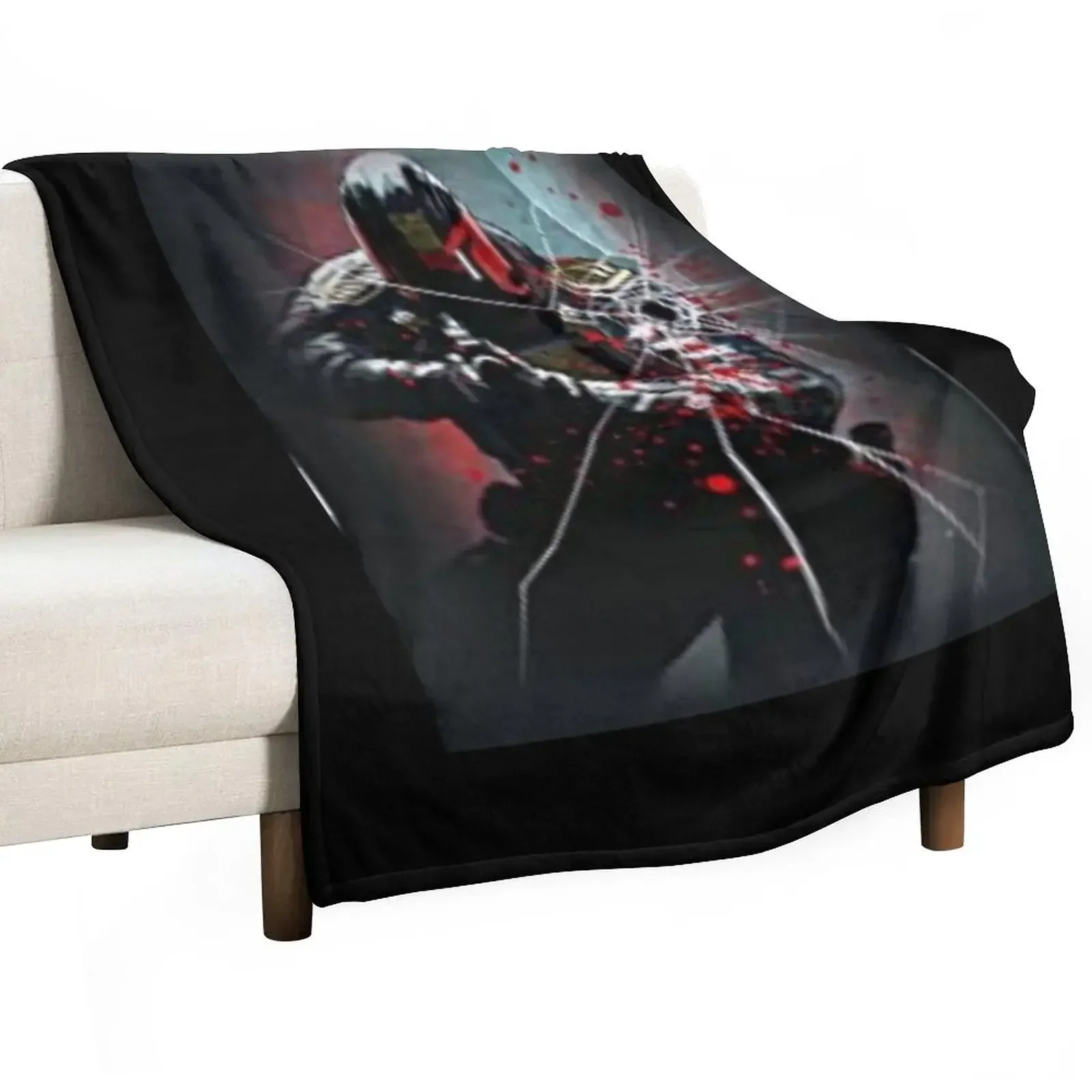 Judge Dredd Comic Throw Blanket For Sofa Thin Blankets Sofas Of Decoration Blankets