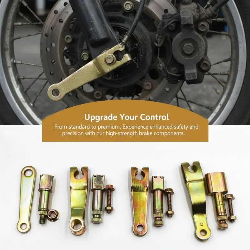 New 1 Set 130/160/180/200 Brake Arm Shaft Pin Bolt Kits Motorcycle Rear Brake Cam Lever Assembly Kit For Scooter ATV Dirt Bike