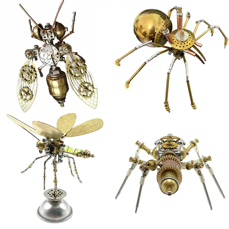 

Mechanical Metal Insect Assembly Model, Precision Toy, Large Bee 3D Stereo Handmade DIY Building Blocks, Gift for Boys