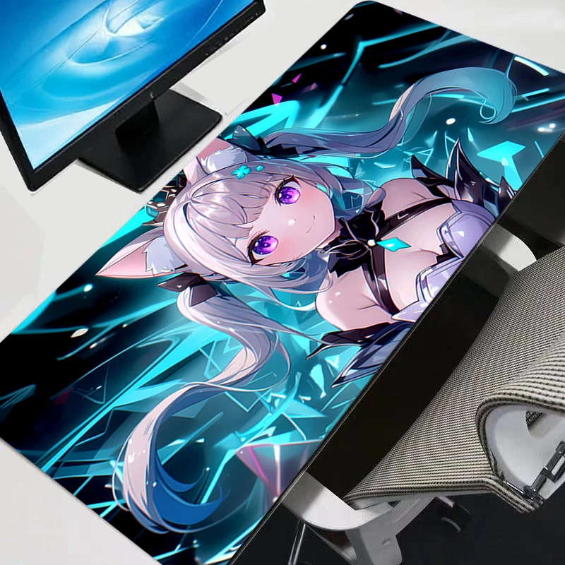 

Anime Mousepad Computer Gamer Lock Edge Desk Mat Laptop HD Print Anime Girls Keyboard Mouse Pad Natural Rubber Mouse Mat Carpet