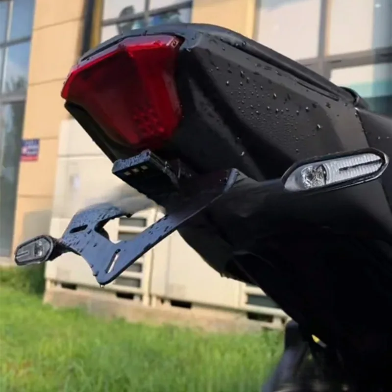 Applicable To MT07 25 26 Years, Modified Parts Short Tail Rear License Plate Frame License Plate Frame Bracket