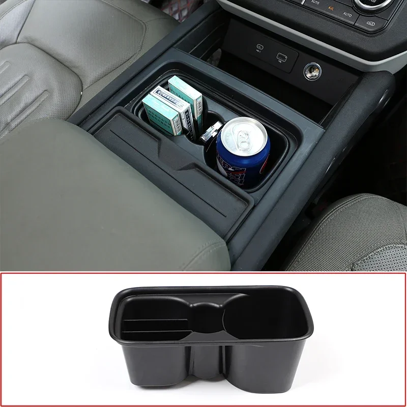 Car Central Console Water Cup Division Storage Multifunction Phone Storage Box For Land Rover Defender 90 110 2020-22 Auto Parts